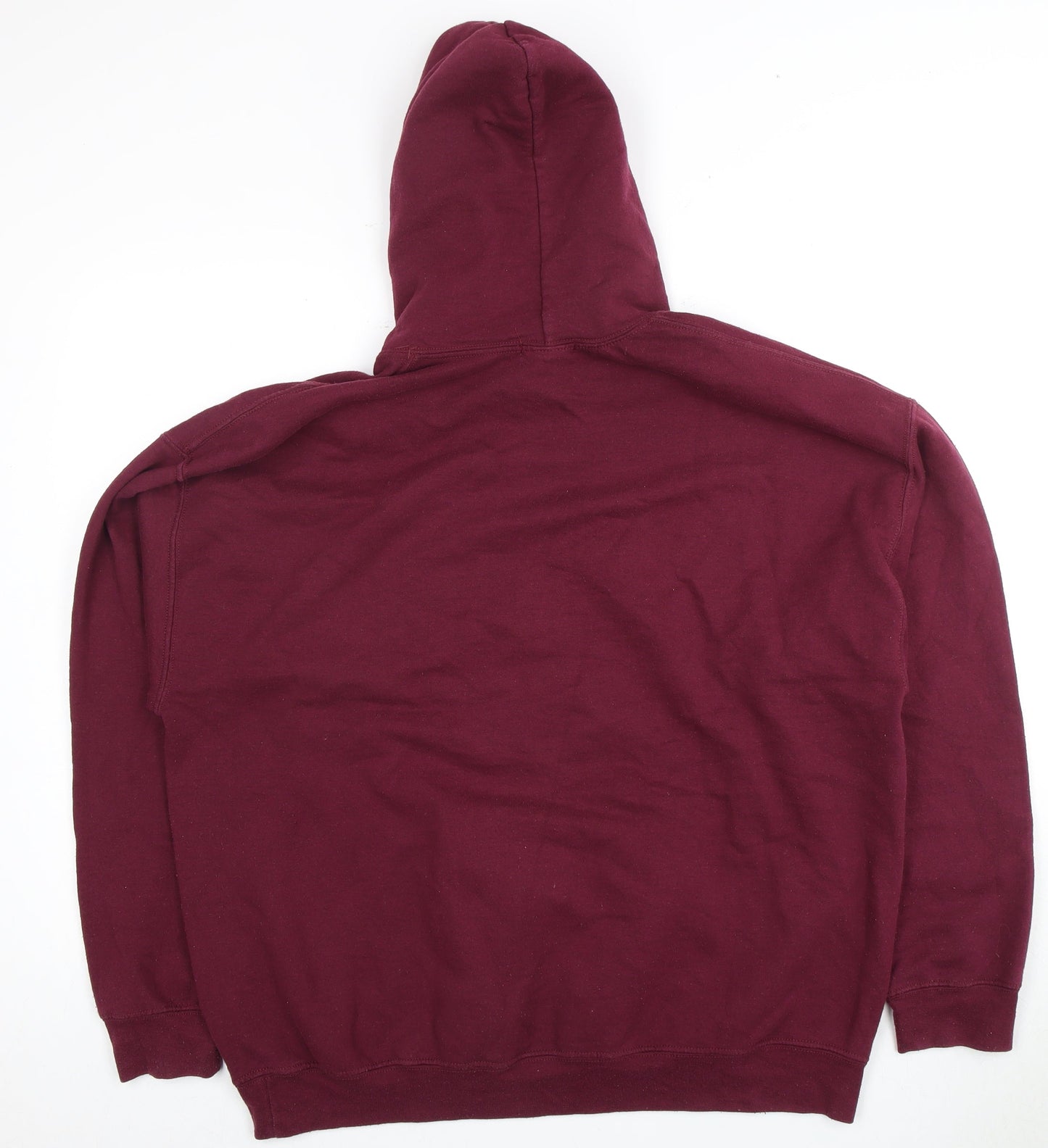 Mens UK Size L Burton Menswear Red Pullover Hoodie