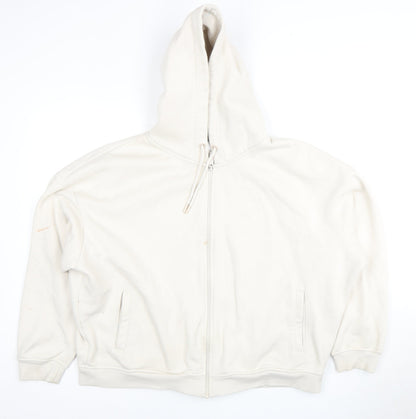 USAPRO Women's Beige XL Zip Hoodie