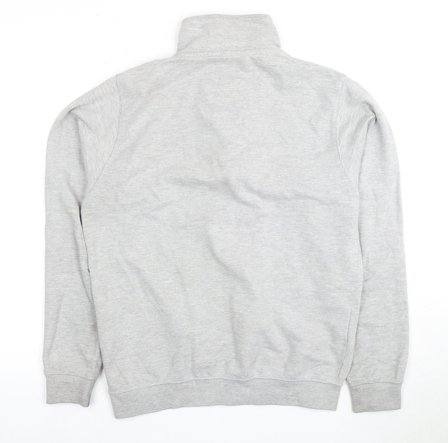 Bloc Unisex Adults Grey Full Zip Sweatshirt Size 12