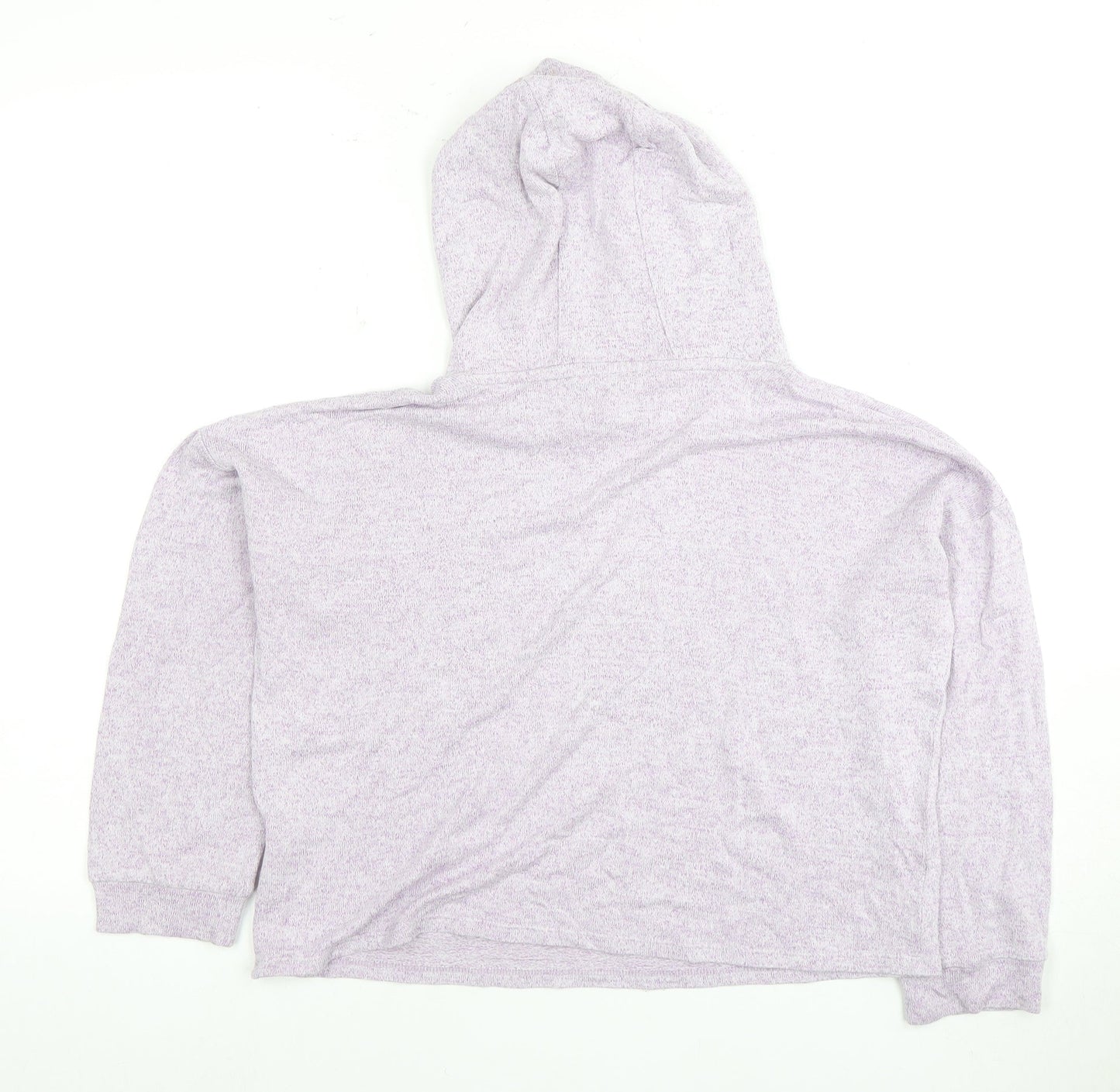 Marks and Spencer Girls Purple Pullover Hoodie 10-11 Years