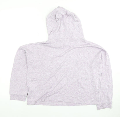 Marks and Spencer Girls Purple Pullover Hoodie 10-11 Years