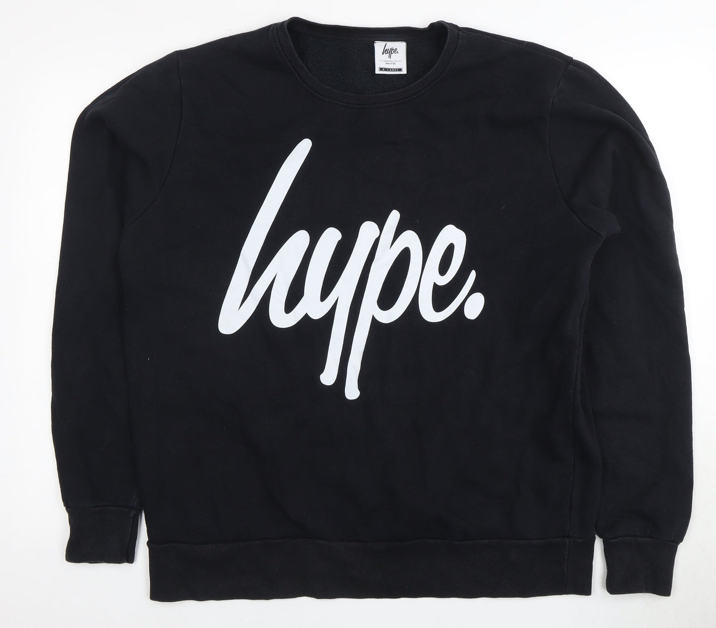 Mens UK Size XL Hype Black Pullover Sweatshirt