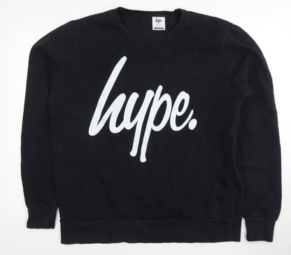 Mens UK Size XL Hype Black Pullover Sweatshirt