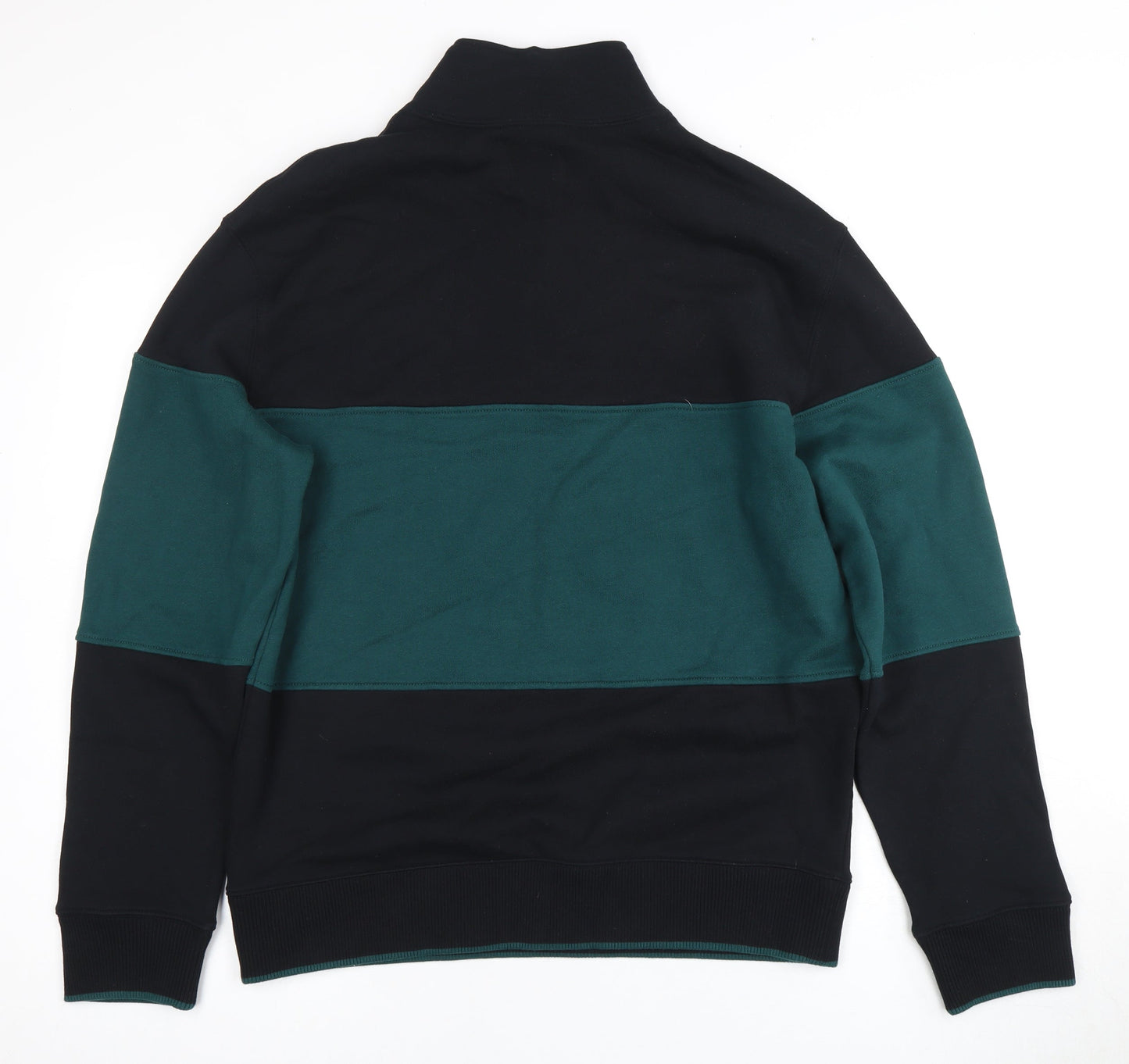 Mens UK Size M Marks and Spencer Multicoloured Henley Sweatshirt