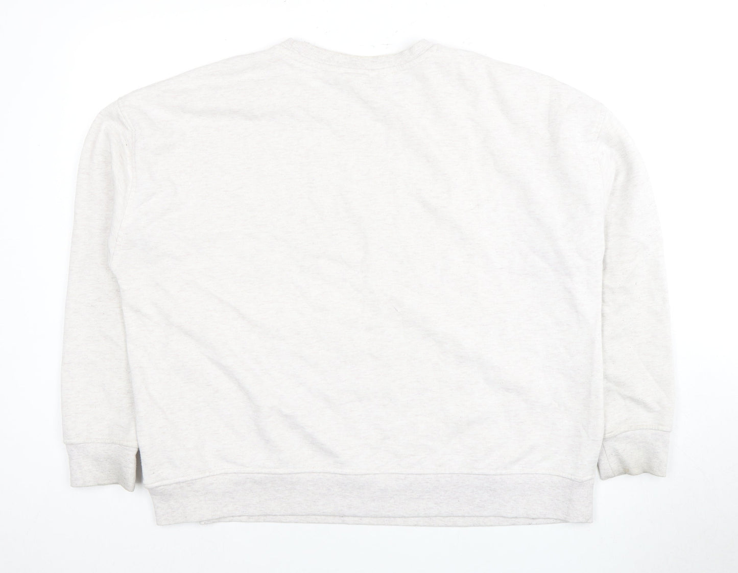 Unisex Adults UK Size 14 Disney White Pullover Sweatshirt