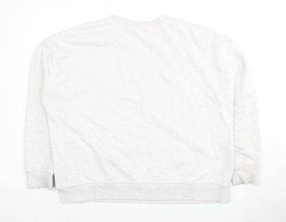 Unisex Adults UK Size 14 Disney White Pullover Sweatshirt