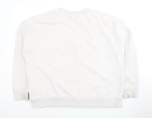 Unisex Adults UK Size 14 Disney White Pullover Sweatshirt