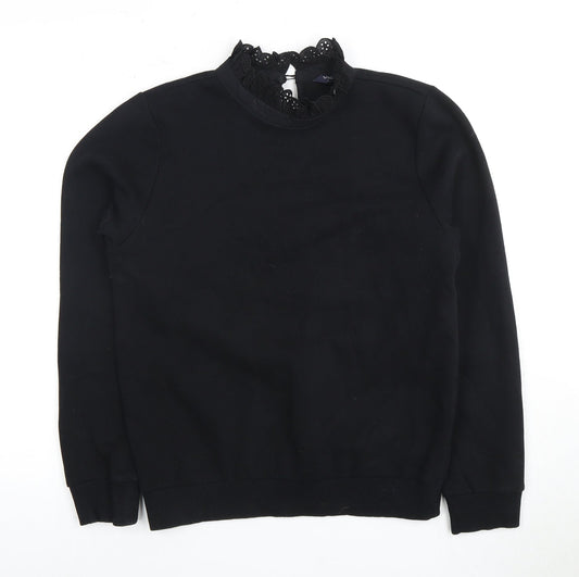 Womens UK Size 8 Marks and Spencer Black Pullover Sweatshirt