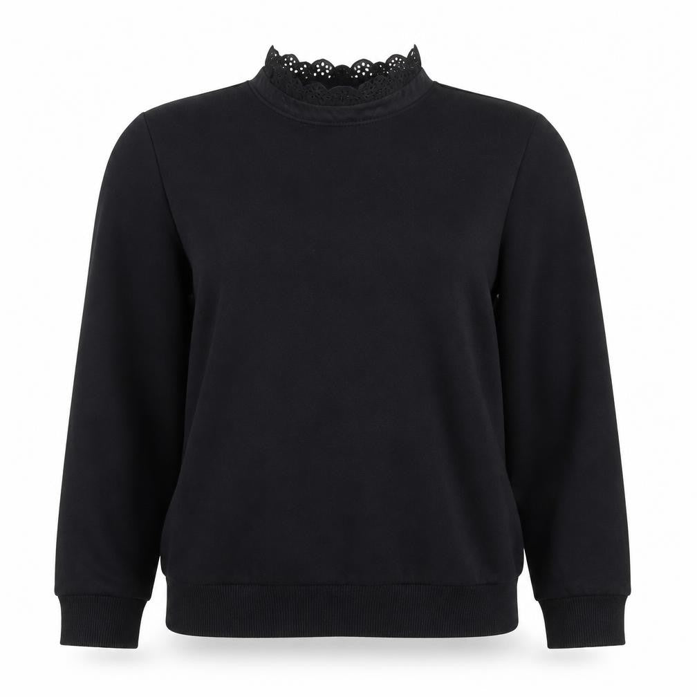 Womens UK Size 8 Marks and Spencer Black Pullover Sweatshirt