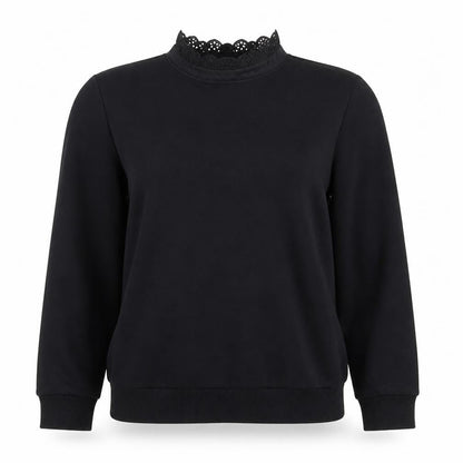 Womens UK Size 8 Marks and Spencer Black Pullover Sweatshirt