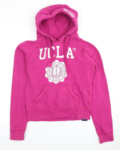UCLA Girls Pink Pullover Hoodie Size 8 with Logo