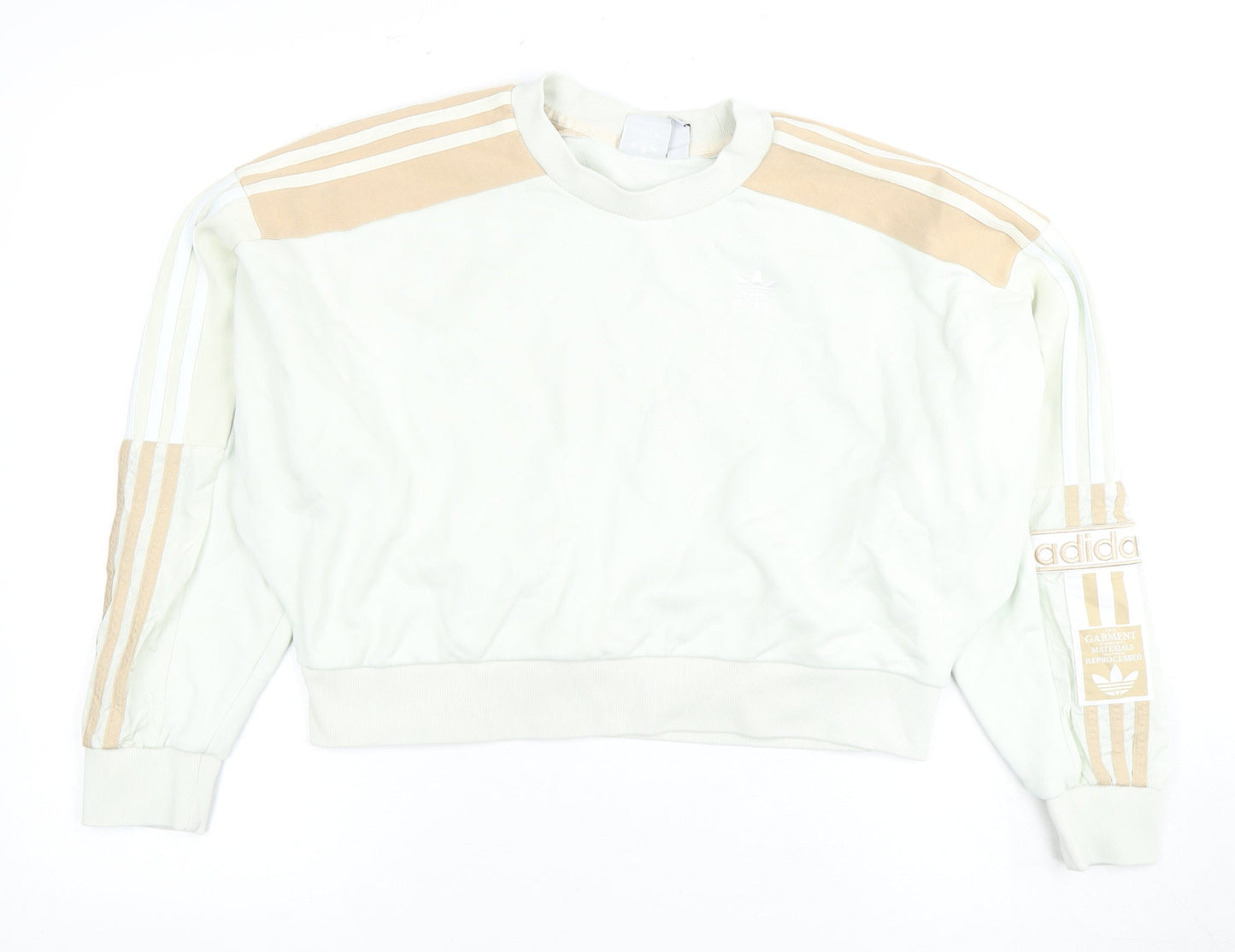 Adidas Women's Beige Pullover Sweatshirt Size 8