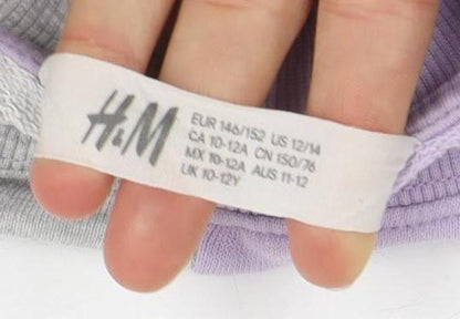 H&M Multicoloured Logo Sweatshirt Unisex Kids 12-13 Years