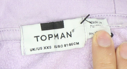 Topman Men's Multicoloured Striped Hoodie XS Pullover