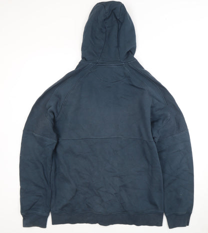 U.S. Athletic Men's Blue Full Zip Hoodie L