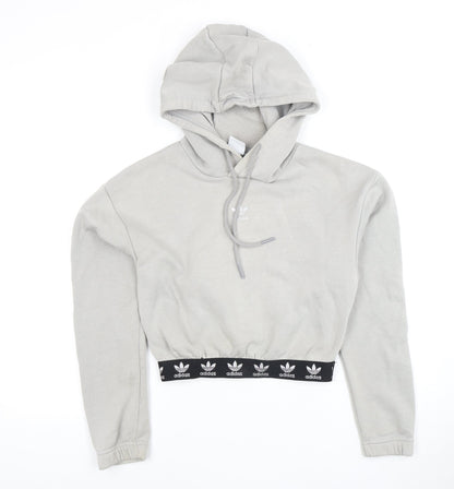 Adidas Women's Grey XS Pullover Hoodie Lightweight