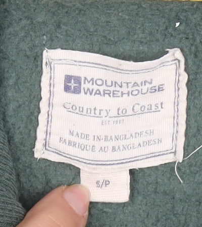 Mens UK Size S Mountain Warehouse Green Pullover Hoodie