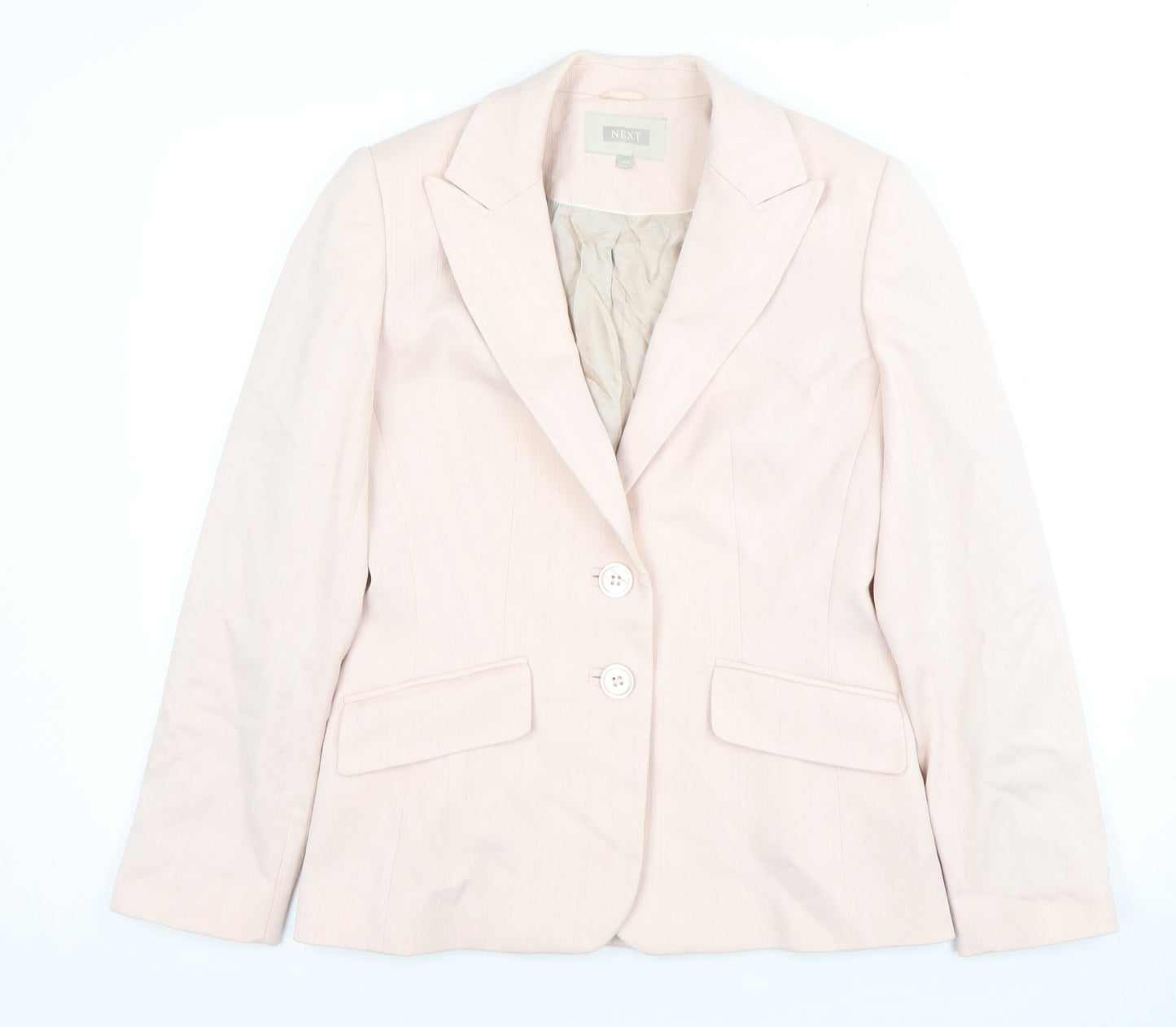 Next Women's Ivory Blazer, Pinstripe, Regular Fit