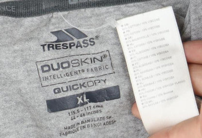Trespass Men's Grey Nautical XL Quick Dry T-Shirt
