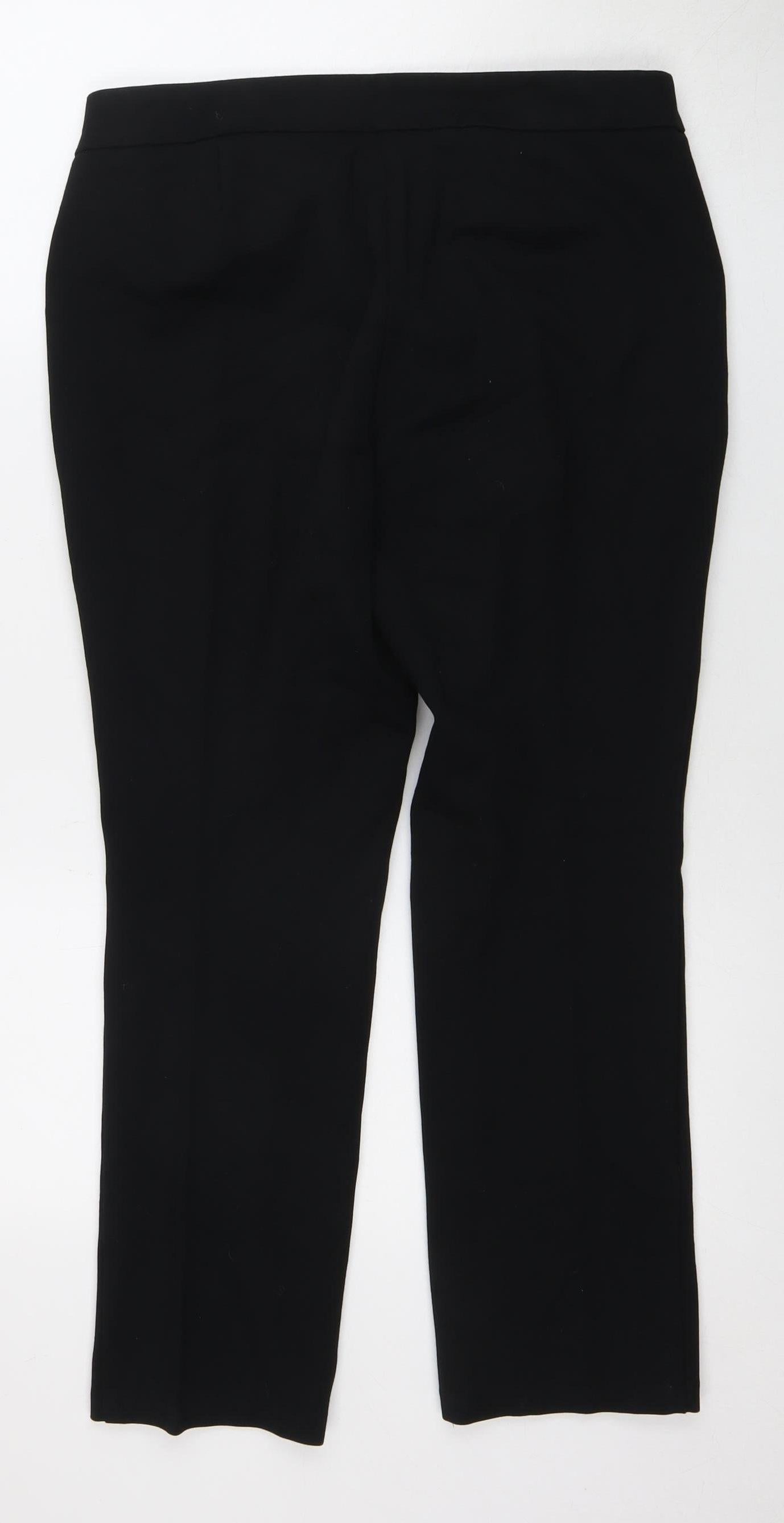 Womens UK Size 14 Marks and Spencer   Black Trousers