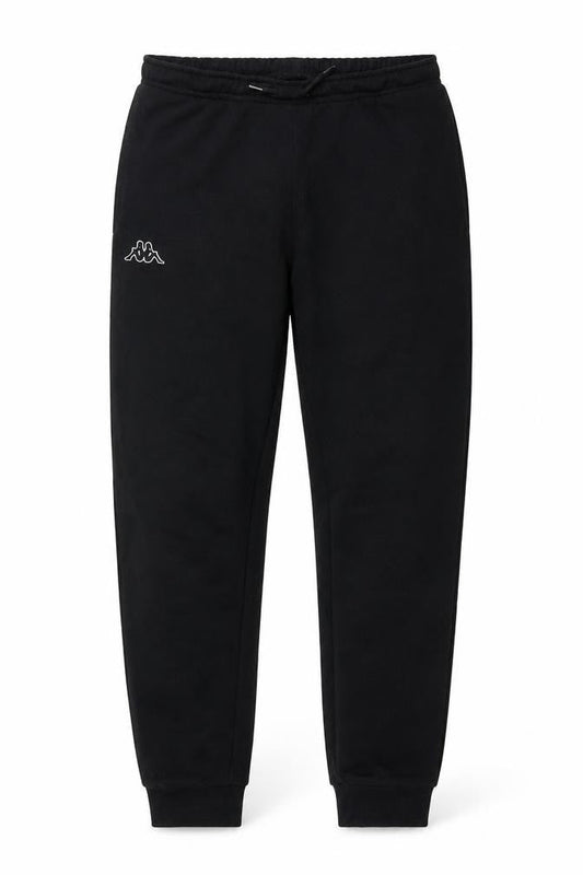 Mens UK Size S Kappa-activewear Regular Fit Jogger Black Trousers