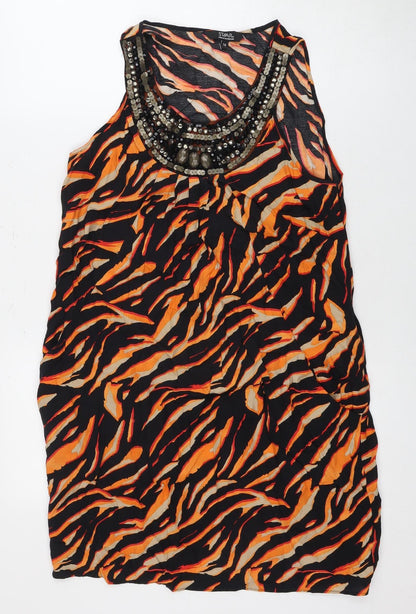 STAR by Julien Macdonald Women’s Animal Print Sequin Dress