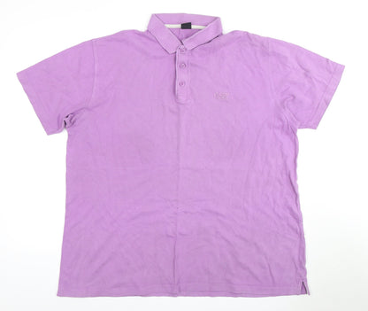 Cotton Traders Men's Purple Polo Shirt XL - Casual Style