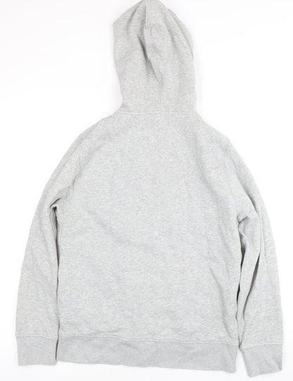 GAP Kids Grey Full Zip Hoodie - Boys XL, Logo, New