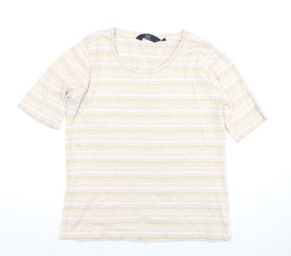 Womens UK Size S Isle Essentials Multicoloured Basic T-Shirt