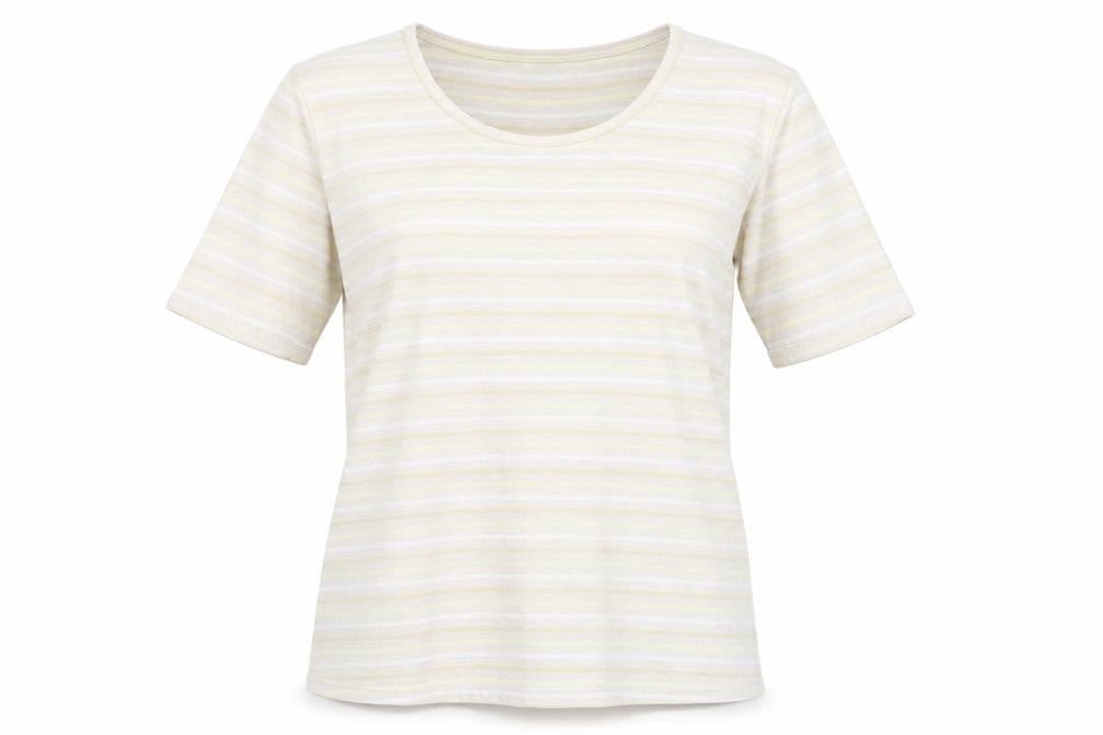 Womens UK Size S Isle Essentials Multicoloured Basic T-Shirt