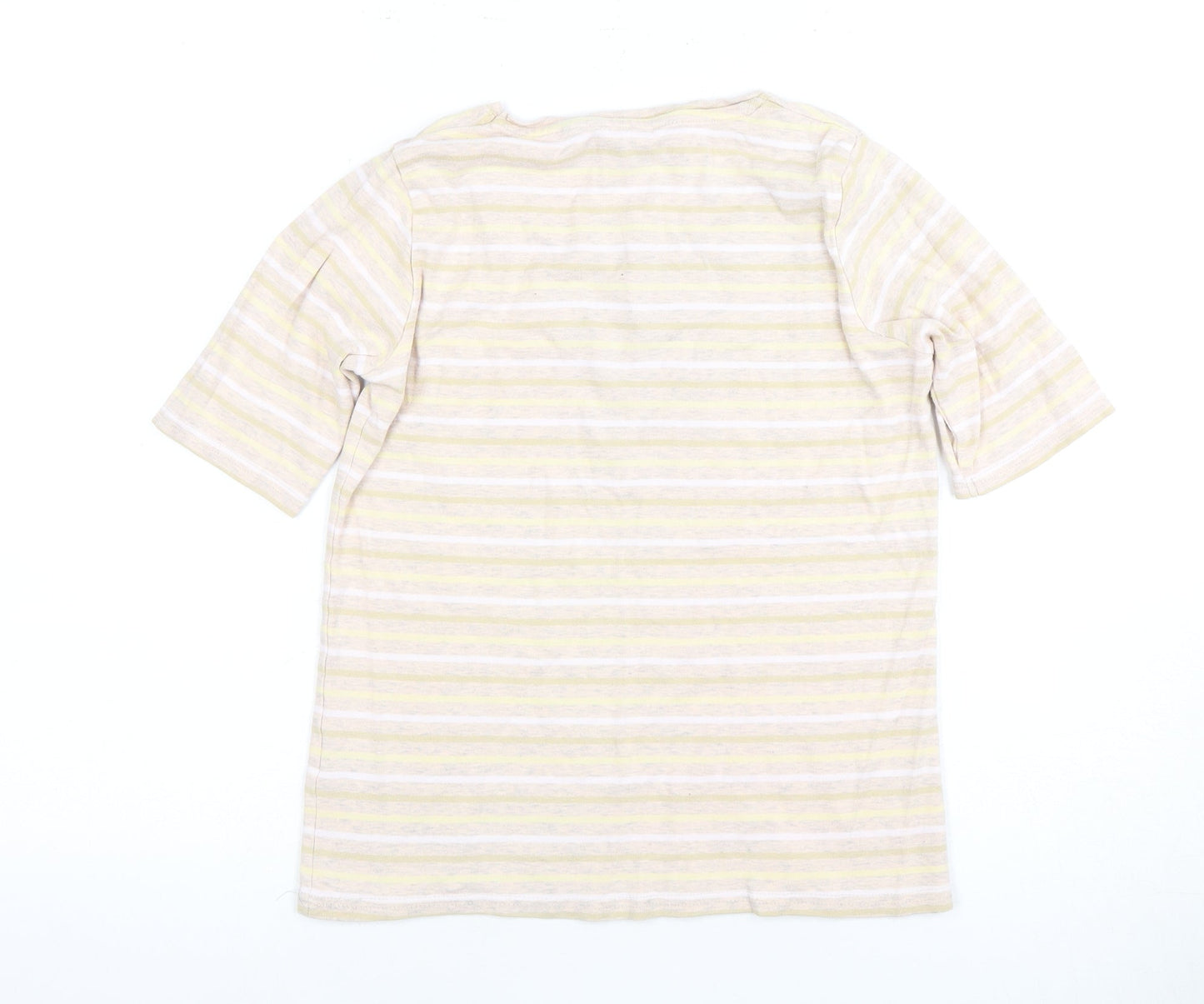 Womens UK Size S Isle Essentials Multicoloured Basic T-Shirt