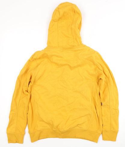 Next Boys Yellow Pullover Hoodie, Size 12 Years, Cotton Blend