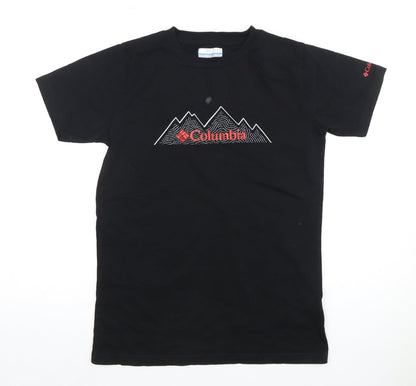 Columbia Boys Black Graphic Print T-Shirt 12-13 Years
