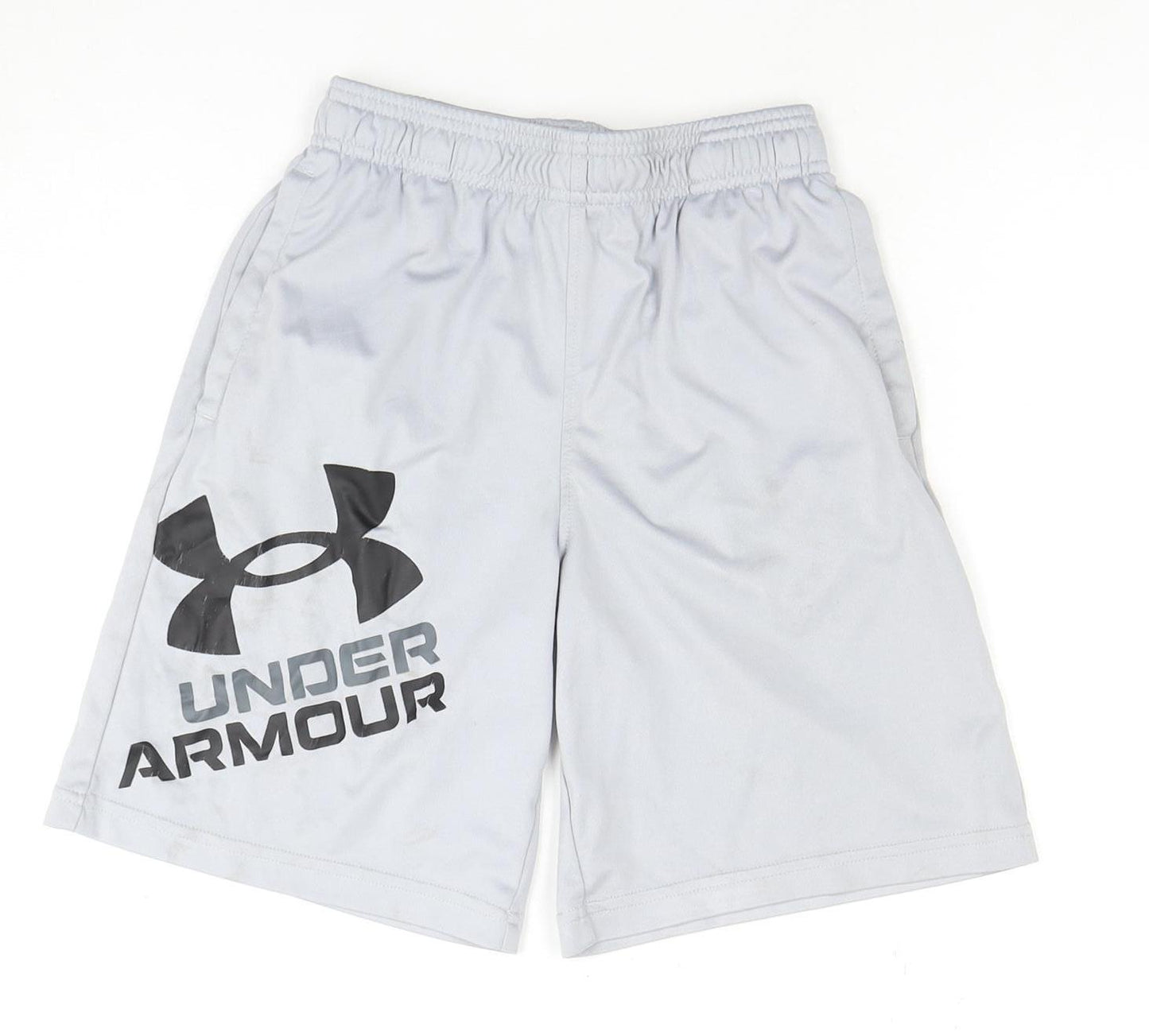 Under Armour Boys Grey Athletic Shorts Size M