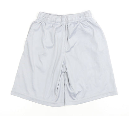 Under Armour Boys Grey Athletic Shorts Size M