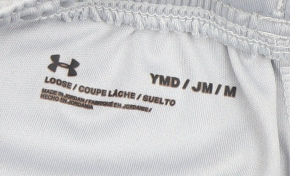 Under Armour Boys Grey Athletic Shorts Size M