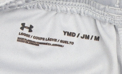Under Armour Boys Grey Athletic Shorts Size M