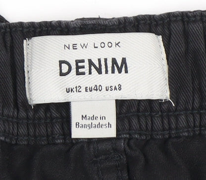New Look Women's Black Denim Jeans, Size 12