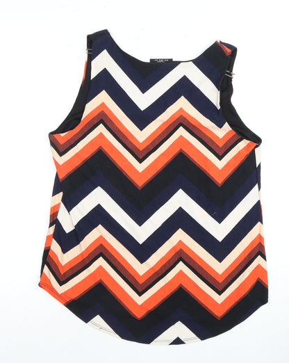 Womens UK Size 10 Wallis Multicoloured Basic Tank