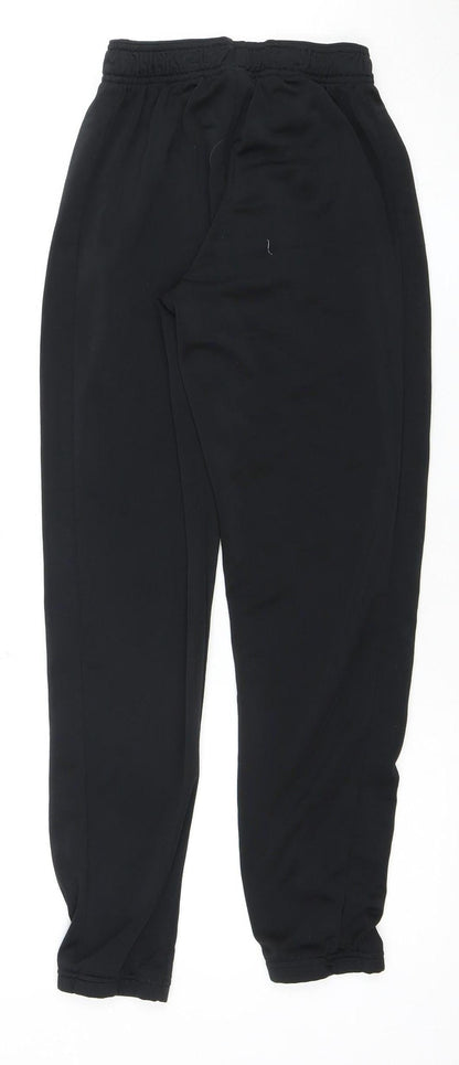 adidas Boys Black Jogger Trousers 11-12 Years