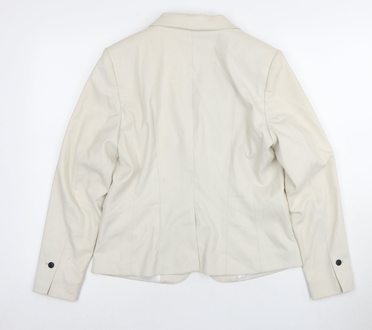 H&M Women's Ivory Blazer, Size 14, Business Casual