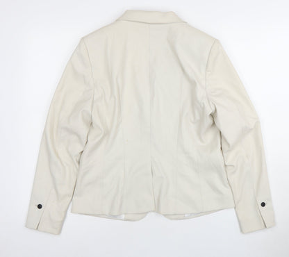 H&M Women's Ivory Blazer, Size 14, Business Casual