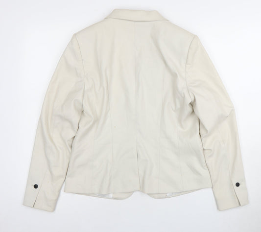 H&M Women's Ivory Blazer, Size 14, Business Casual