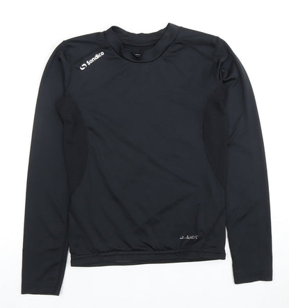 Sondico Boys Black Long Sleeve Athletic T-Shirt 11-12 Years