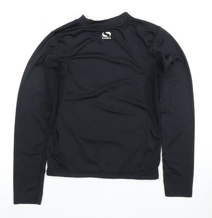 Sondico Boys Black Long Sleeve Athletic T-Shirt 11-12 Years