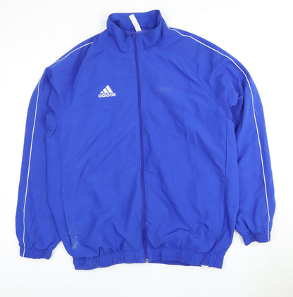 Adidas Men's Blue Basic Jacket L - Casual Sportswear