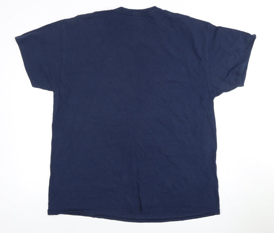 Marvel Men's Blue Captain America XL T-Shirt