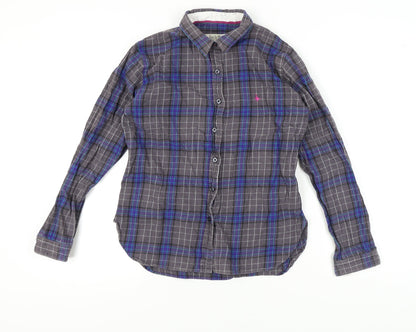 Jack Wills Women's Multicoloured Button-Up Shirt