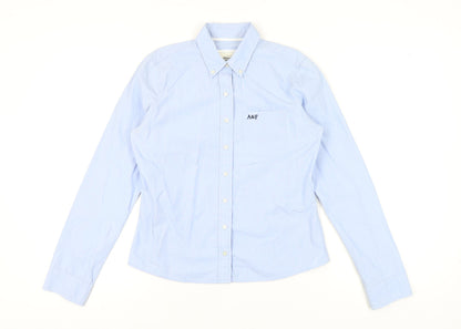 Abercrombie & Fitch Women's Blue Button-Up Shirt M