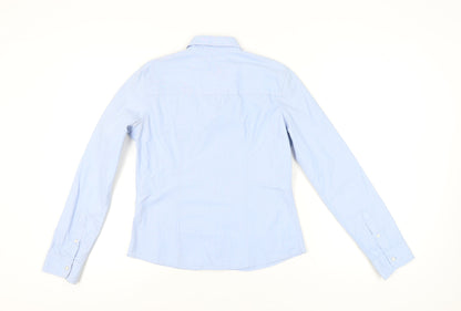 Abercrombie & Fitch Women's Blue Button-Up Shirt M